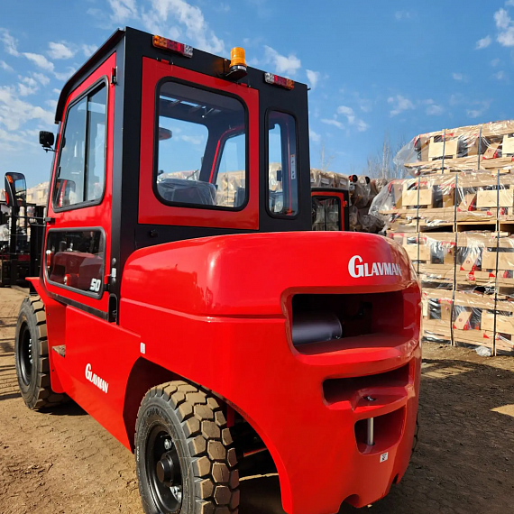 Автопогрузчик Вилочный Дизельный GLAVMAN CPCD50-AXG53 3000 мм 5000 кг SS Cabin