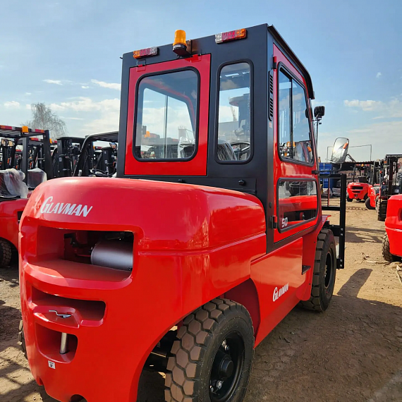 Автопогрузчик Вилочный Дизельный GLAVMAN CPCD50-AXG53 3000 мм 5000 кг SS Cabin