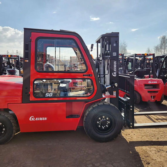 Автопогрузчик Вилочный Дизельный GLAVMAN CPCD50-AXG53 3000 мм 5000 кг SS Cabin