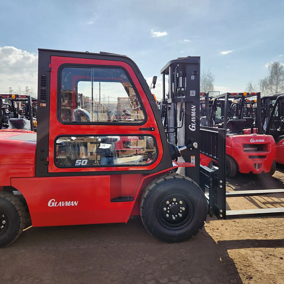 Автопогрузчик Вилочный Дизельный GLAVMAN CPCD50-AXG53 3000 мм 5000 кг SS Cabin